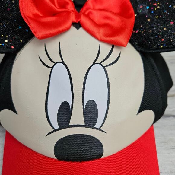 Disney Junior Minnie Mouse Glitter Ears Toddler Hat - Picture 2 of 8